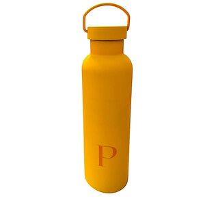 NWOT Anthropologie monogrammed “P” stainless steel w/silicone water bottle
